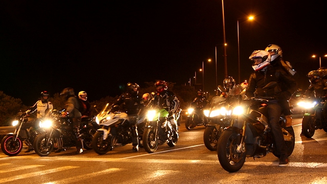 Annual motorcycle ride to Mount Bental (Photo: Alex Gilman)