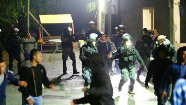 Police forces in Kafr Kanna (Photo: Anway Amara) (Photo: Anwar Amara)
