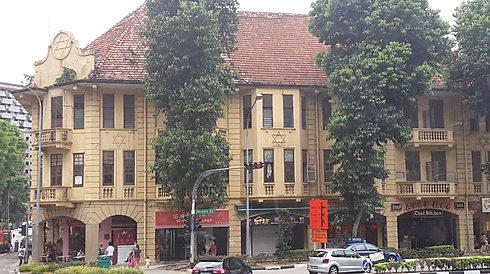 The Elias building which belongs to Singapore's rich Jews and has been well preserved by the government (Photo: Ayelet Mamo Shay)