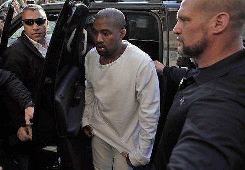 Kanye arrives at Jerusalem for daughter's baptism (Photo: AFP)