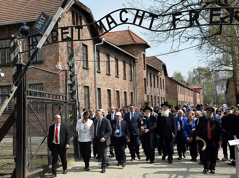 March of the Living at Auschwitz. Growing interest in visits leads to new safety requirements (Photo: AFP) 