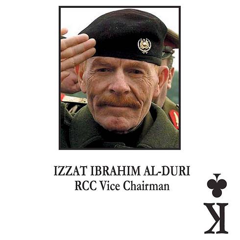 Al-Douri as the King of Clubs in this US Department of Defense handout photograph (Photo: EPA)