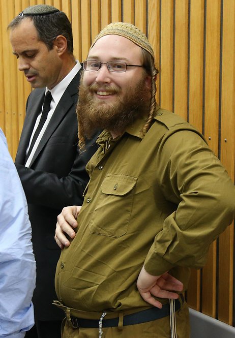 Elad Selah at court (Photo: Shaul Golan)