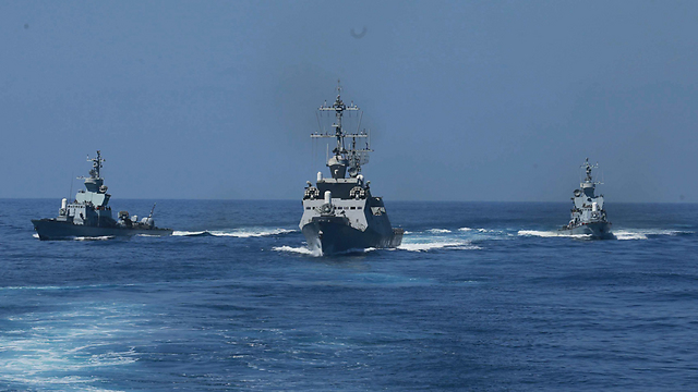 ספינות חיל הים בפעולה (צילום: גדי קבלו, "ידיעות אחרונות") (צילום: גדי קבלו, 
