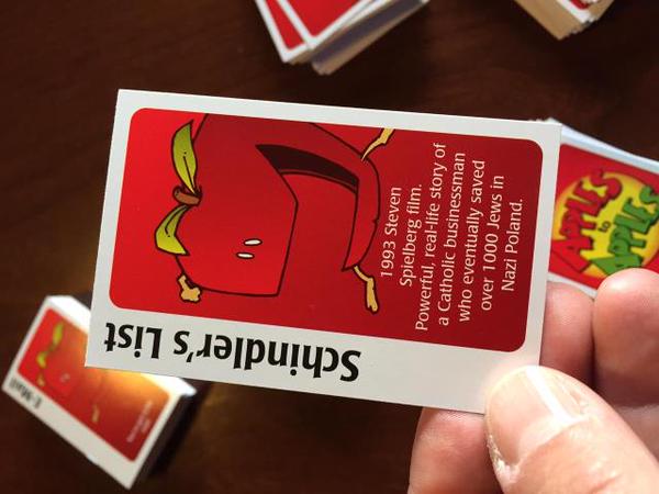 Disputed card included in "Apples to Apples" party game (Photo: Twitter screenshot) (Photo: Twitter screenshot)