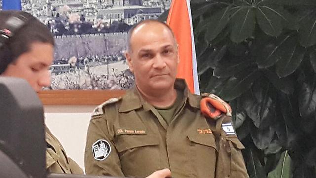 Col. Yoram Lardo, an actual officer in the Home Front Command (Photo: Roi Yanovsky)