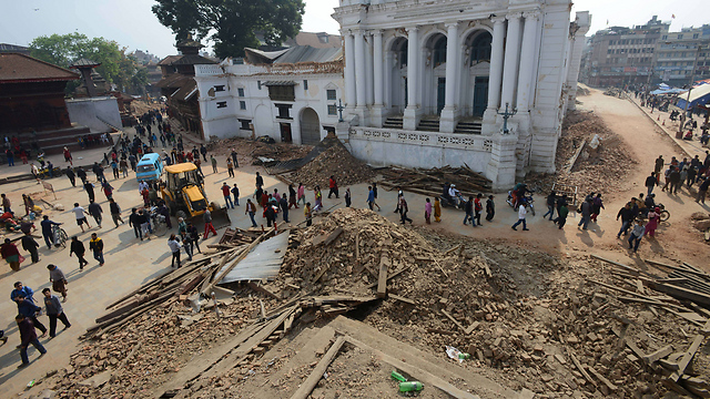 ההרס הרב בקטמנדו (צילום: AFP) (צילום: AFP)