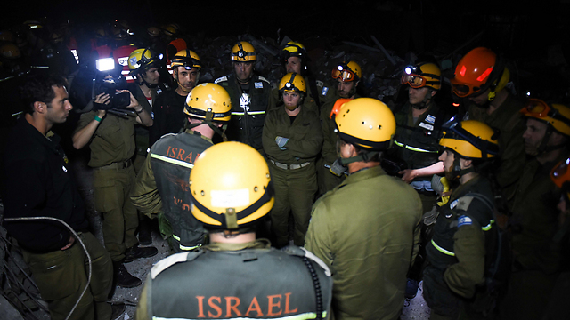 Home Front soldiers sent to assist in search-and-rescue missions (Photo: IDF Spokesperson)