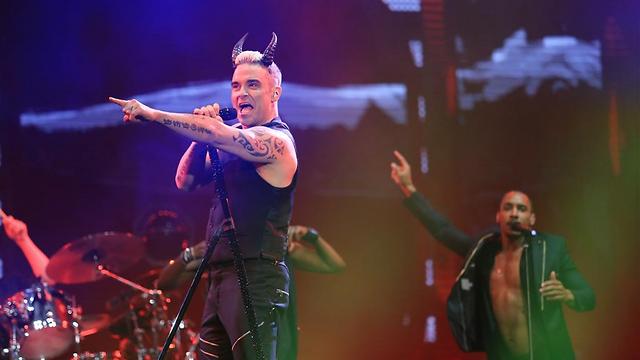 Robbie Williams. A little devilish, a little dull (Photo: Yaron Brener)