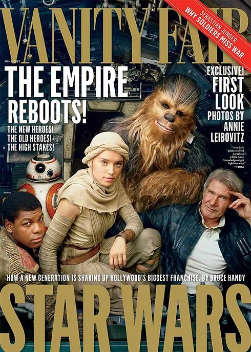 שער מגזין וניטי פייר המוקדש ל"מלחמת הכוכבים: הכוח מתעורר" (צילום: Vanity Fair) (צילום: Vanity Fair)