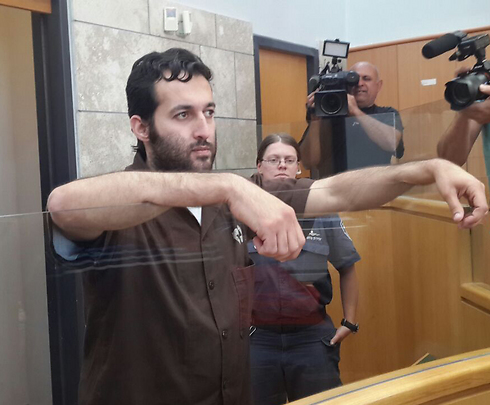 מאלכ חטיב בבית המשפט  (צילום: מוחמד שינאווי) (צילום: מוחמד שינאווי)