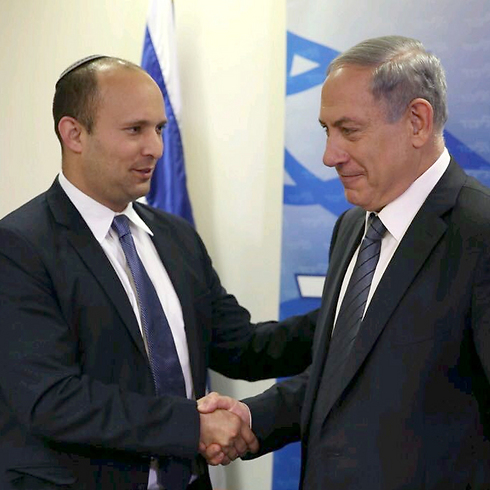 Bennett with Netanyahu. (Photo: New Media Likud) (Photo: New Media Likud)