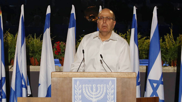 Defense Minister Ya'alon. "The decision was made with a heavy heart." (Photo: Gil Yohanan)
