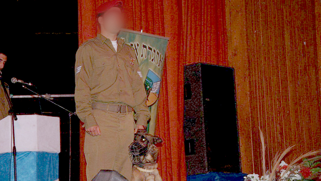 Toby the Belgian Shepherd, another hero in the family (Photo: IDF Spokesman Unit)