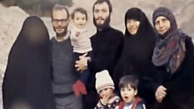 The Mughniyeh family photographed in 1987 in Tehran.