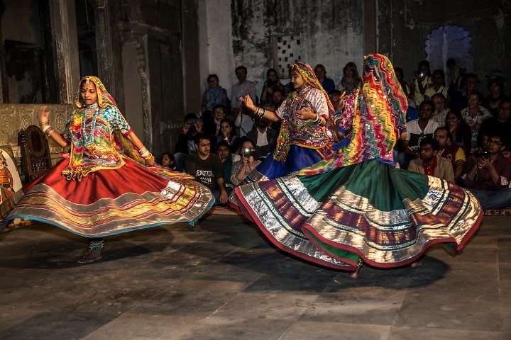 כל ערב מתקיים מופע מרהיב של נגנים ורקדניות לפי מיטב הפולקלור ההודי במוזיאון בגורי קי הבלי (צילום: בוחבוט שמואל)
