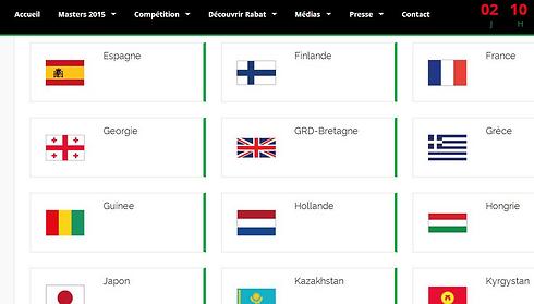 Israeli flag and list of Israeli athletes removed from competition's official website