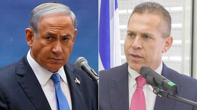 Prime Minister Netanyahu and Minister Erdan (Photo: Reuters, Ido Erez)