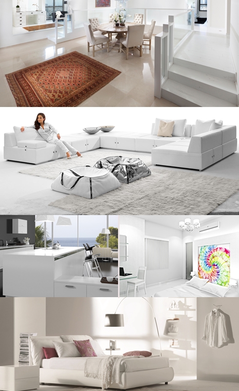 הצעה לעיצוב חללי הבית של א.א מראות, צמר שטיחים יפים, אליתה ליוינג וקמחי תאורה ()