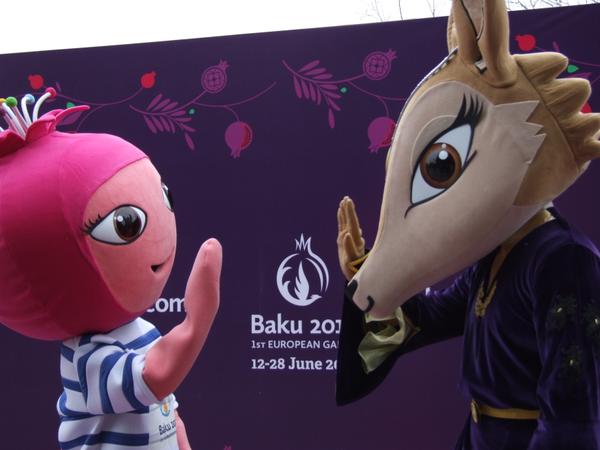 צילום: מתוך עמוד הטוויטר של baku 2015 צילום: מתוך עמוד הטוויטר של baku 2015