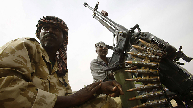 מיליציה צבאית שנתמכת על ידי סודן בחבל דרפור                              (צילום: AFP) (צילום: AFP)