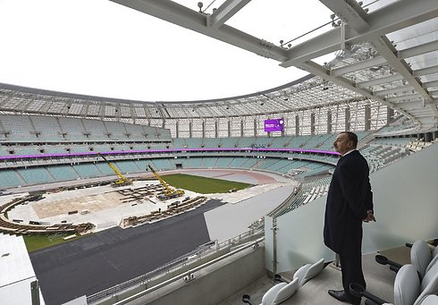 האצטדיון האולימפי בבאקו (צילום: AFP) (צילום: AFP)