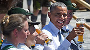 Obama enjoys the local fayre at the G7 in Germany