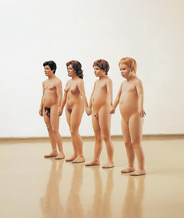 Charles Ray , Born USA 1953 Family Romance, 1992–95 Mixed media, 135 x 244 x 61 cm Purchased through the gift of Thomas H. Lee, Boston; The Abby and Mitch Leigh Foundation, New York; Sidney Kahn, New York; Adriana and Robert Mnuchin, New York; Geri and Lester Pollack, New York; Nancy and Joel Portnoy, New York; and Carol and Lawrence Saper, New York, to American Friends of the Israel Museum, in honor of the Museum’s 30th Anniversary מסלול תערוכת קיצור תולדות האנושות במוזיאון ישראל ירושלים Ray, Charles, Family Romance, 1992–95 קרדיט: באדיבות מוזיאון ישראל מאושר לשימוש ללא תמורה גלית גוטפריד 03-6244600 (באדיבות מוזיאון ישראל) Charles Ray , Born USA 1953 Family Romance, 1992–95 Mixed media, 135 x 244 x 61 cm Purchased through the gift of Thomas H. Lee, Boston; The Abby and Mitch Leigh Foundation, New York; Sidney Kahn, New York; Adriana and Robert Mnuchin, New York; Geri and Lester Pollack, New York; Nancy and Joel Portnoy, New York; and Carol and Lawrence Saper, New York, to American Friends of the Israel Museum, in honor of the Museum’s 30th Anniversary מסלול תערוכת קיצור תולדות האנושות במוזיאון ישראל ירושלים Ray, Charles, Family Romance, 1992–95 קרדיט: באדיבות מוזיאון ישראל מאושר לשימוש ללא תמורה גלית גוטפריד 03-6244600 (באדיבות מוזיאון ישראל)