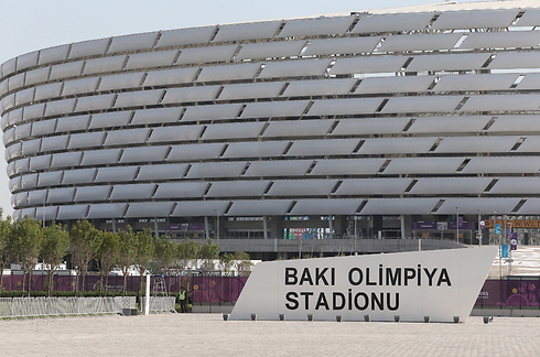 האצטדיון של משחקי אירופה בבאקו, עכשיו תור רוסיה (צילום: אורן אהרוני) (צילום: אורן אהרוני)
