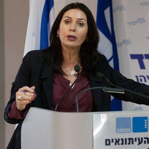 As a politician, Miri Regev knows that she must get elected in the Likud primary elections, and that the tens of thousands of voters will always choose the famous ones (Photo: Ido Erez)  