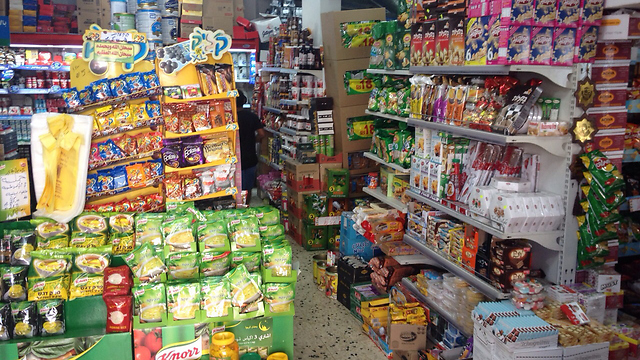 Shop stocked up for the holiday in Taybeh