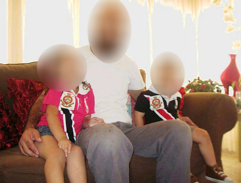 The father and two children in the family suspected of trying to join ISIS in Syria.