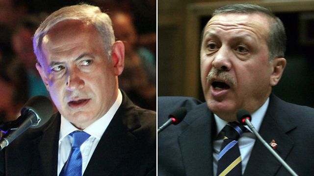 Netanyahu and Erdogan (Photo: AFP, Avishag Shar Yeshuv) (Photo: AFP, Avishag Shar Yeshuv)