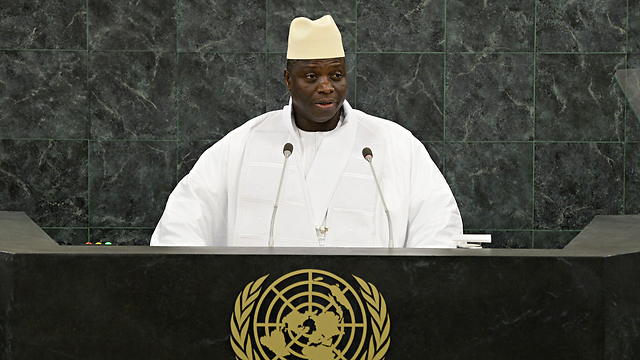 נאשם בדיכוי יריביו הפוליטיים. נשיא גמביה ג'אמה (צילום: Gettyimages) (צילום: Gettyimages)