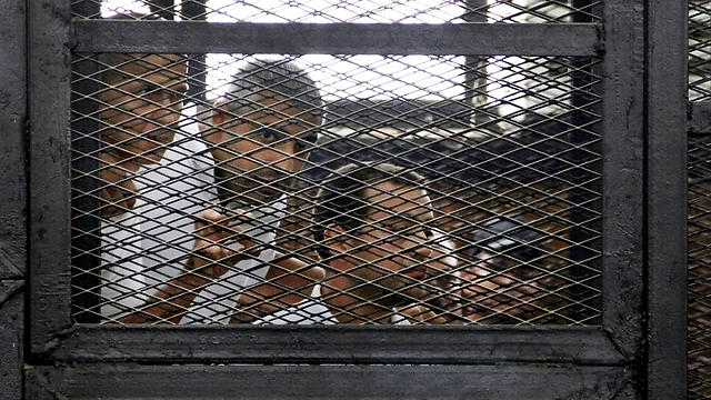 Journalists imprisoned in Egypt (Photo: AP)