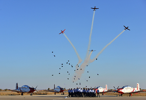Celebrating becoming pilots. (Photo: GPO) (Photo: GPO)