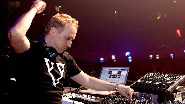 DJ Paul van Dyk performs at the Mayday 2012 techno event (Photo: EPA)