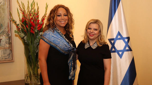 Mariah Carey meets with Sara Netanyahu