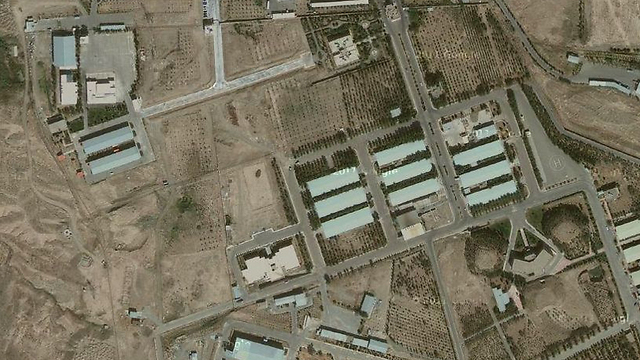 Satellite view of Iran's Parchin military nuclear site.