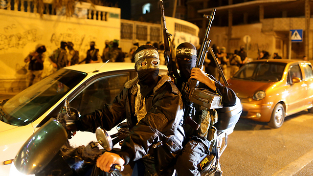 Hamas security forces (Photo:AFP)