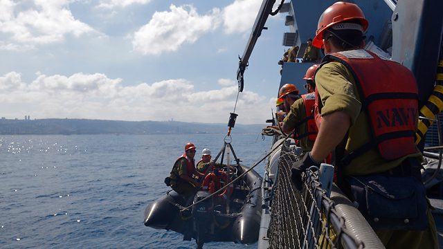 Naval exercise (Photo: IDF Spokesman's Office)
