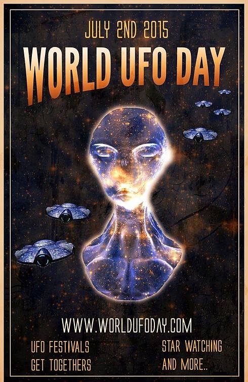 חג שמח למי שחוגג (צילום מסך דף הפייסבוק: World UFO Day) (צילום מסך דף הפייסבוק: World UFO Day)