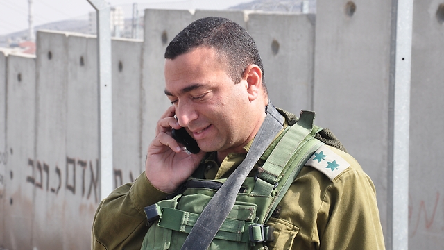 Binyamin Brigade Commander Colonel Israel Shomer. Was he in a life-threatening situation when he shot the Palestinian teen? (Photo: IDF Spokesperson's Unit) 