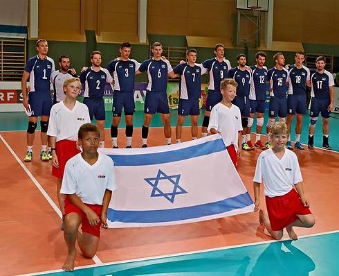 נבחרת ישראל בכדורעף  (צילום: איגוד הכדורעף) (צילום: איגוד הכדורעף)