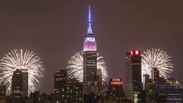 מחזה מרהיב של קו הרקיע של ניו יורק (צילום: AFP) (צילום: AFP)