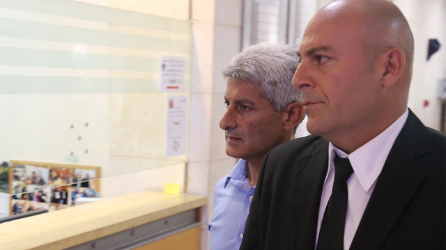 David Yosef and his lawyer (Photo: Moti Kimchi)