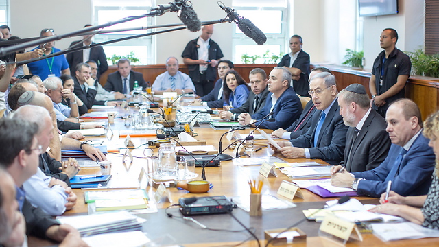 ישיבת ממשלת ישראל (צילום: אמיל סלמן ) (צילום: אמיל סלמן )