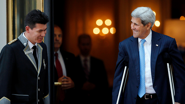 US Secretary of State John Kerry 'hopeful' for a deal on Monday. (Photo: Reuters) (Photo: Reuters)