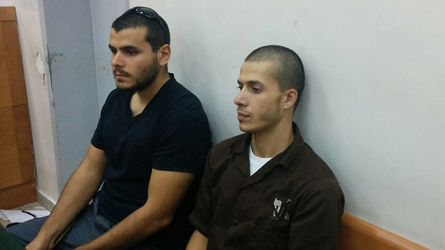 Alaa Atzi (R) was convicted of manslaughter over David Bar Kafra's death