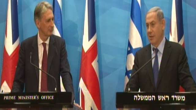 Philip Hammond and Benjamin Netanyahu (Photo: Reuters)
